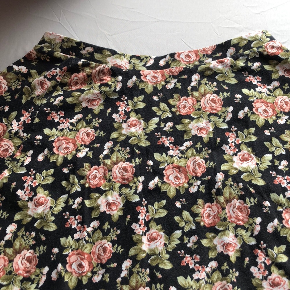 Floral skater skirt